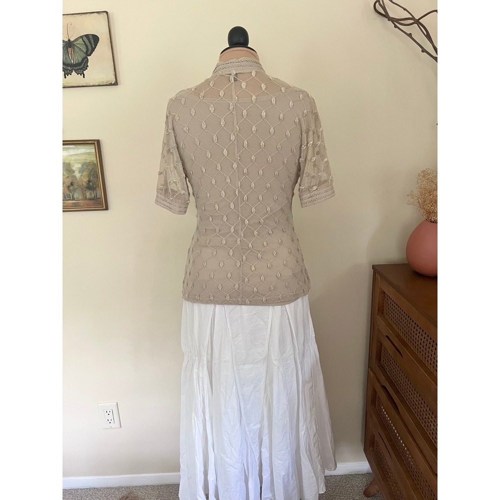 Vintage Y2K Alfani Mesh Top - Picture 2 of 7